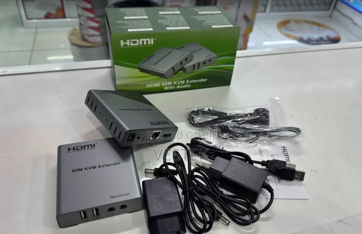60m KVM Hdmi Extender Over Ethernet With Usb Port