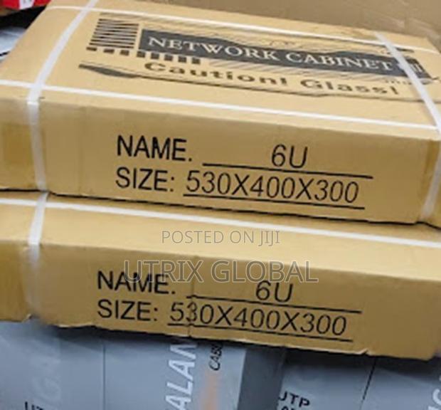 6u Wall Server Rack 530x400x300 Compact Cabinet - main view