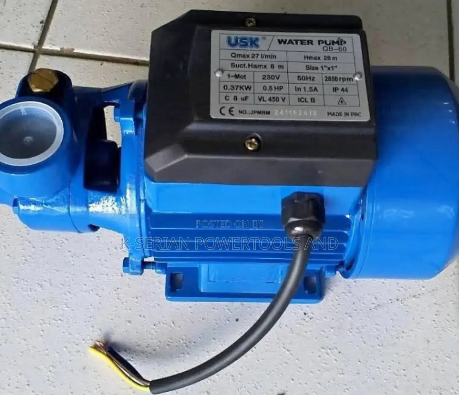 12 Months Warranty 0.5hp Surface Water Pump/0.5hp Booster Pump