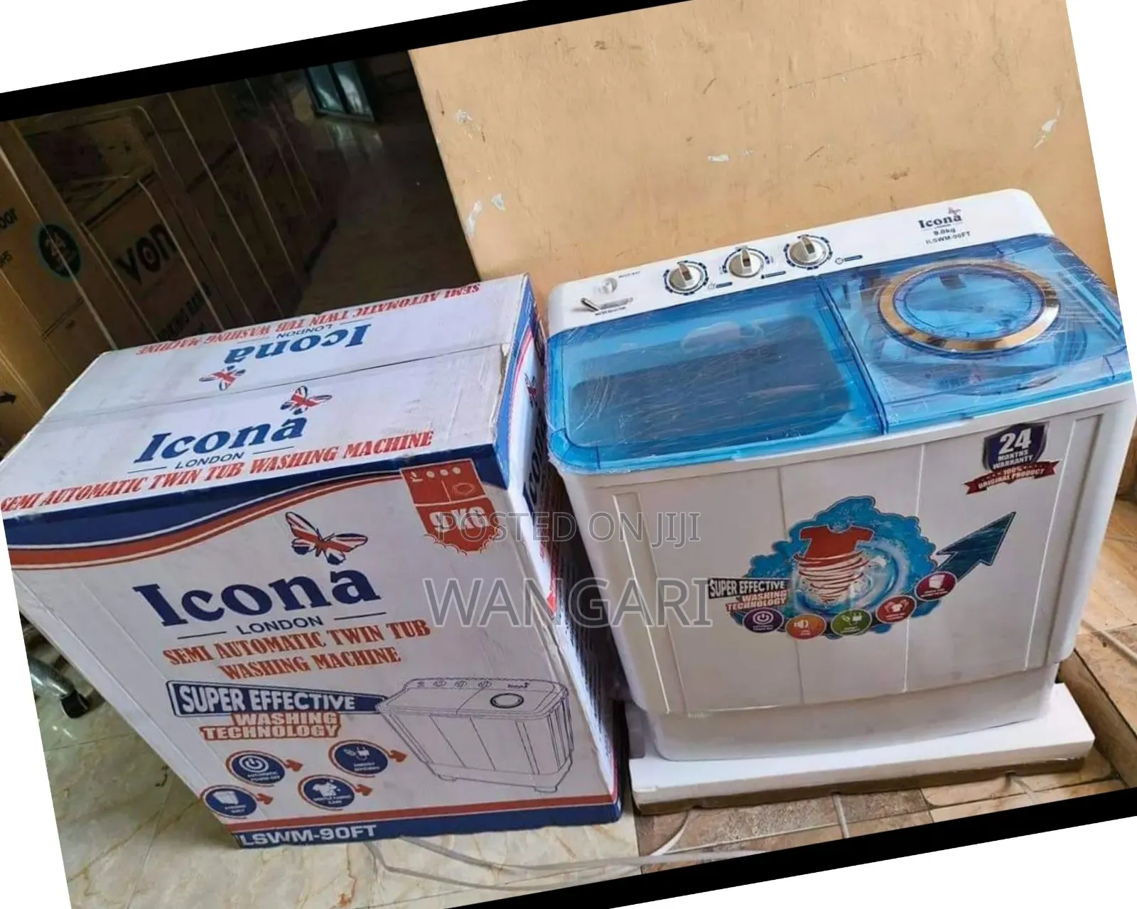 Icona Brand New 9 KGS Washing Machine