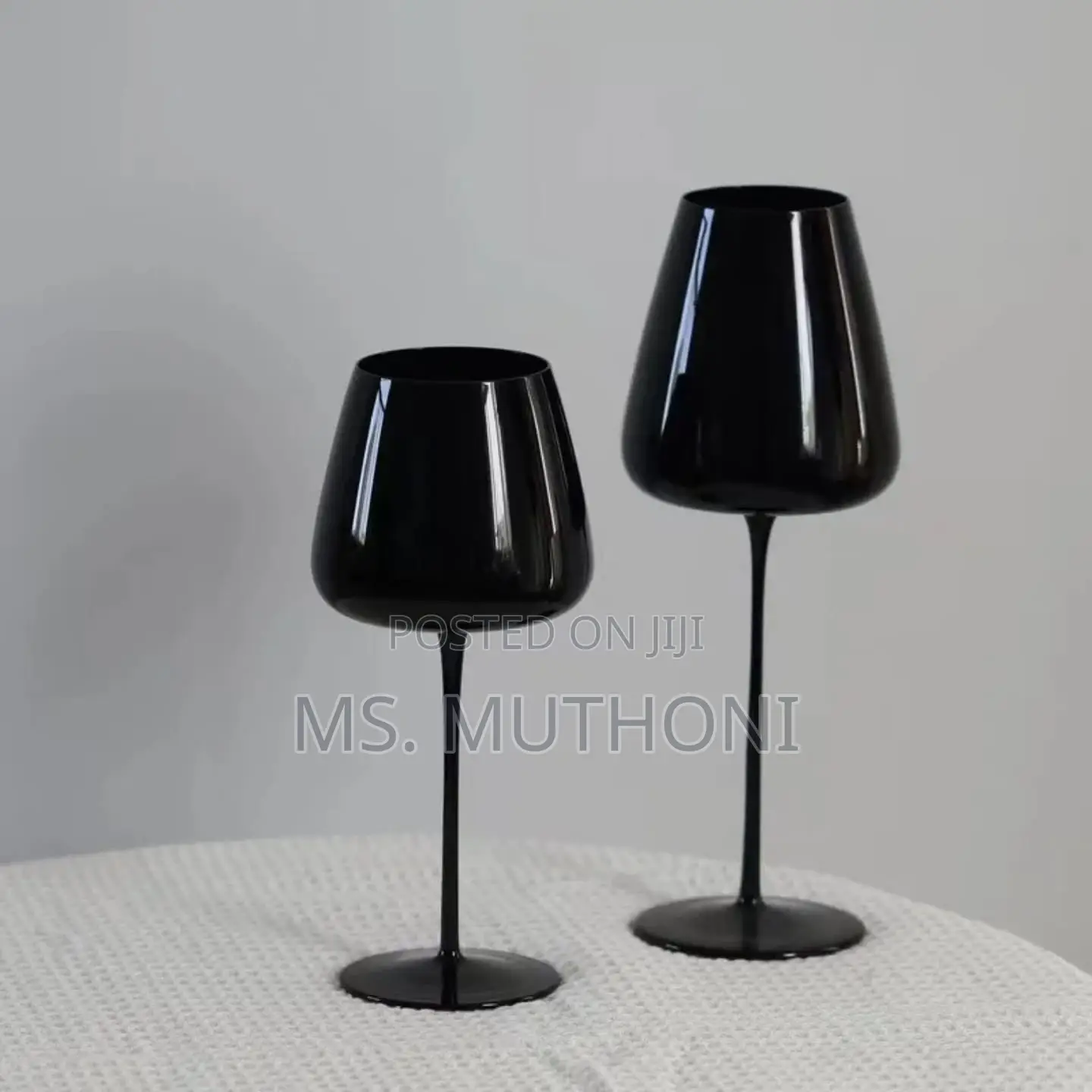 6 PCS 500ml Elegant Crystal Long Stem Red Wine Glass