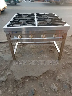 Alpha Cute Stainless Steel Four Burner Gas Cooker Stove