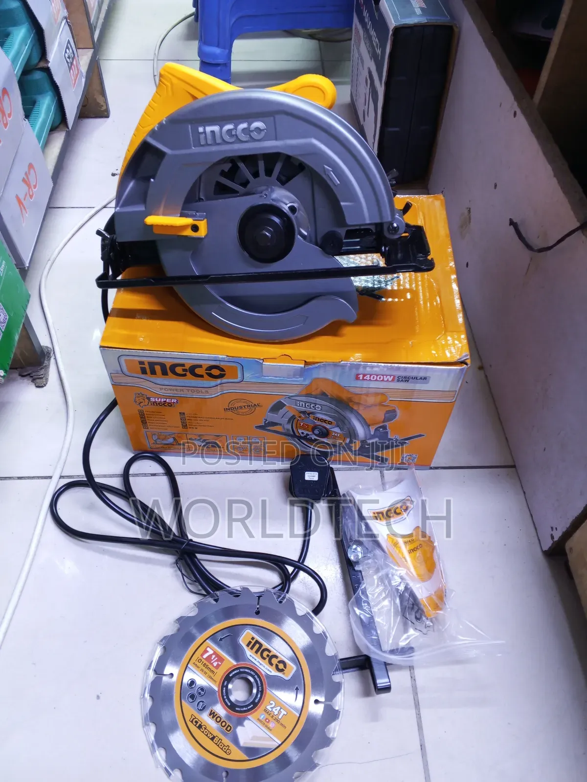 7" Incco Circular Saw/1400watts Electric Incco Circular Saw