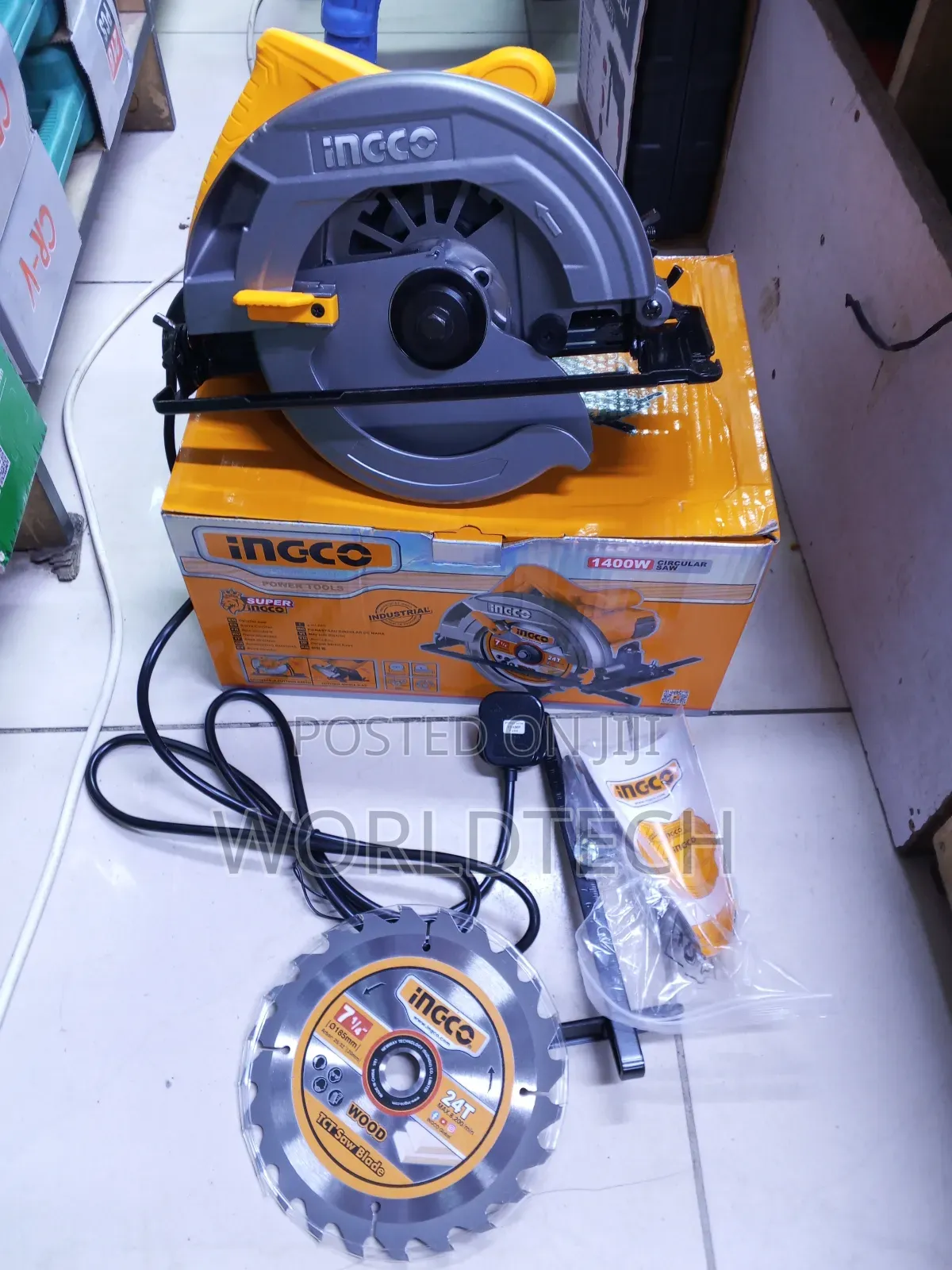 7" Incco Circular Saw/1400watts Electric Incco Circular Saw