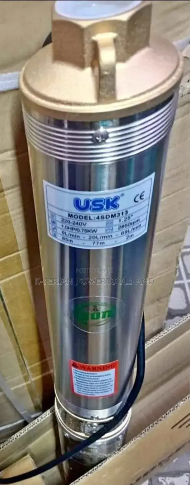 Usk 1.0hp Submersible Water Pump/1.0hp Submersible Water Pump