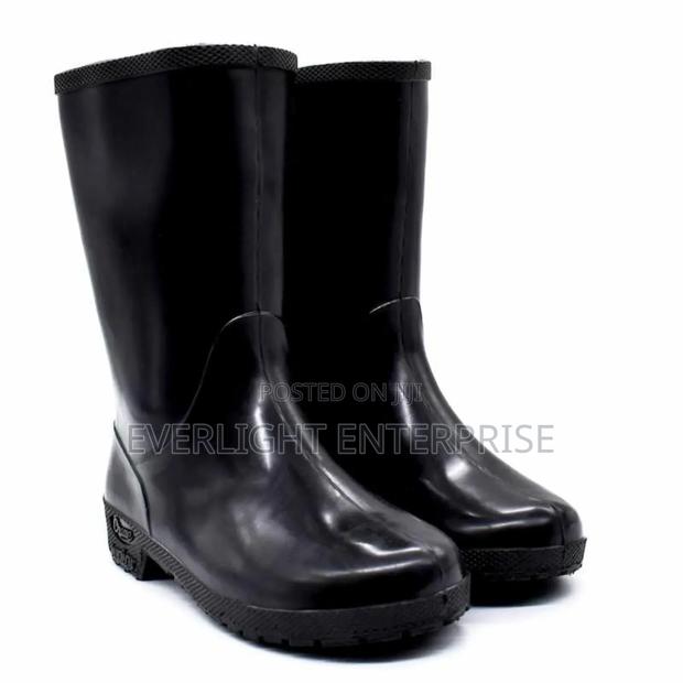 Black Gumboots For Kids