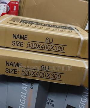 6u Network Data Cabinet 530x400x300 Wall Mount Rack - thumbnail 2