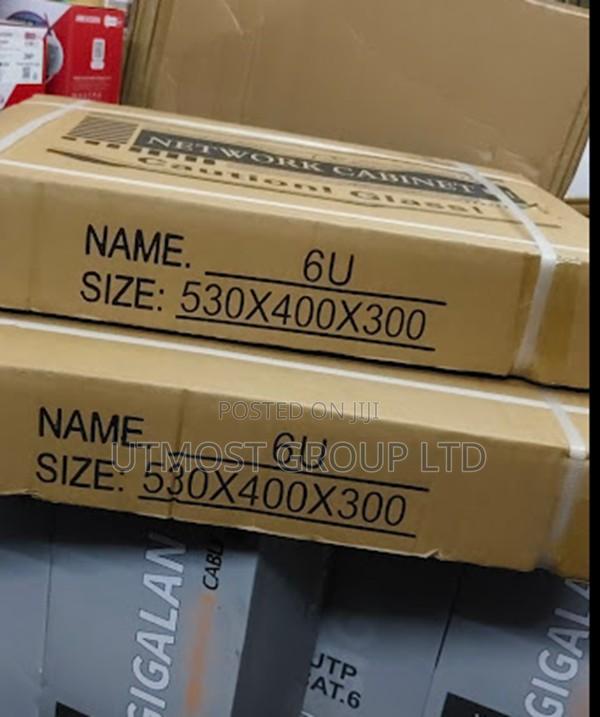 6u Network Data Cabinet 530x400x300 Wall Mount Rack - main view