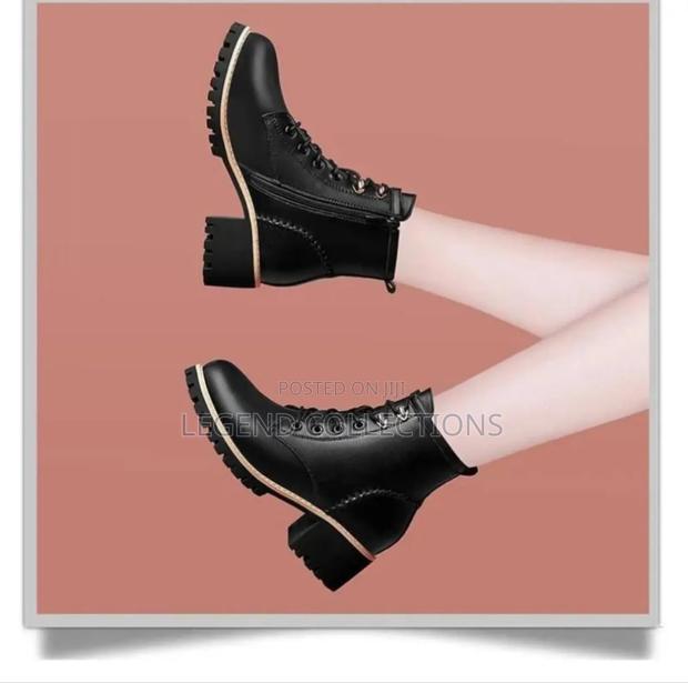 Ladies Heel Ankle Boots (Size 36-40) - thumbnail 3