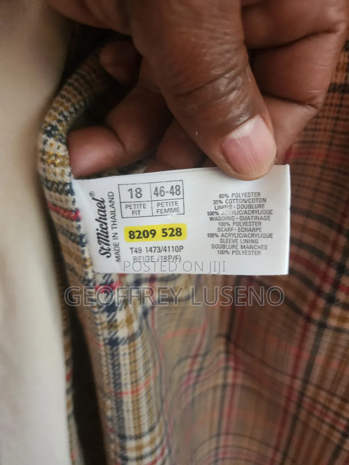 Classic British Trench Coat – Tartan Lined