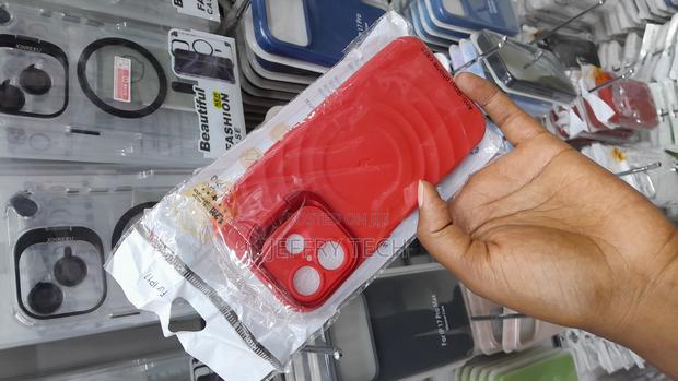 Niket Silicone Magsafe Case for iPhone 17 Built-in Camera Stash Stand - thumbnail 3