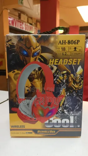 Ah-806p Bumblebee Wireless Bt Headset,