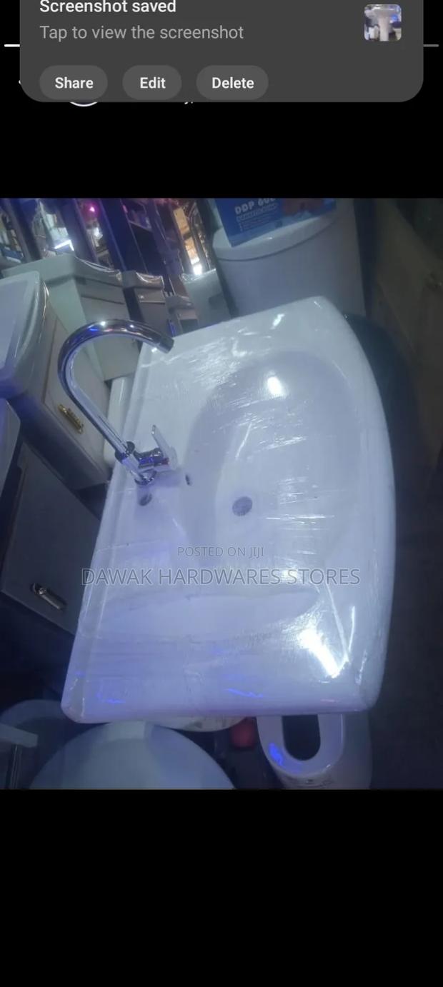 White Ceramic Washhandbasins - main view