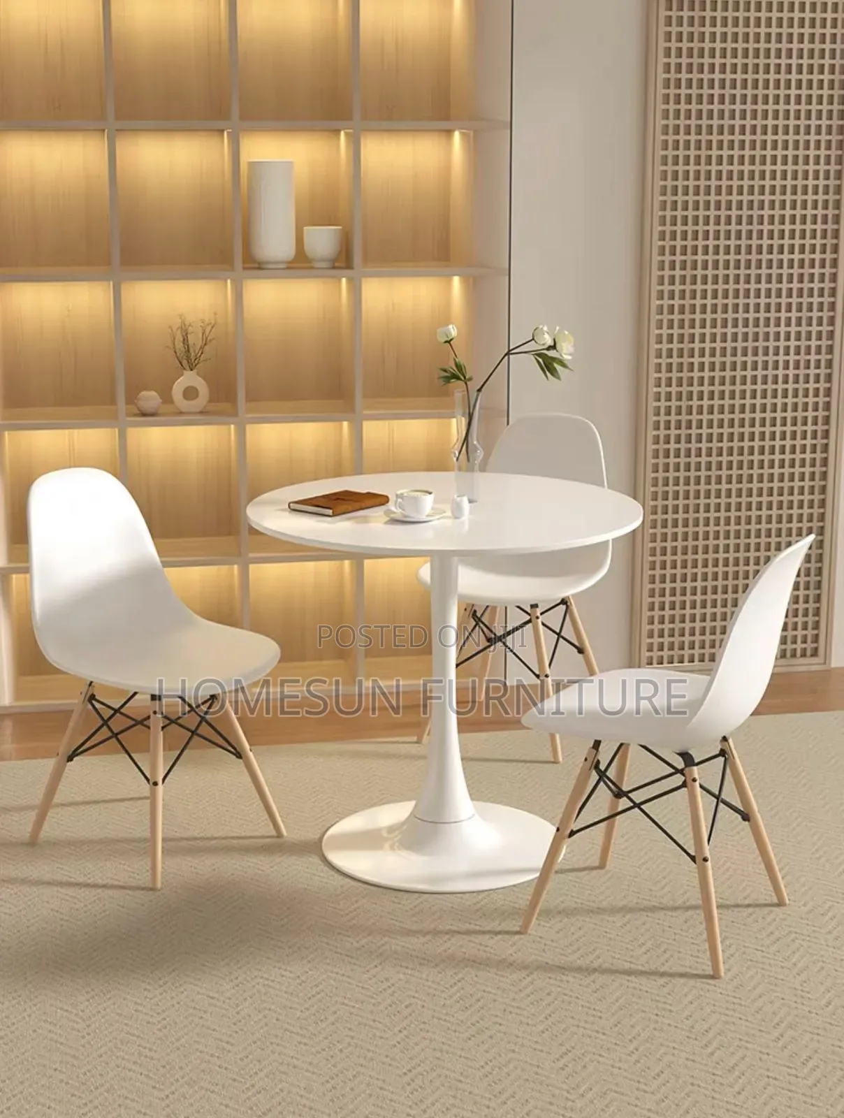 3 Seater Round Dining Chair