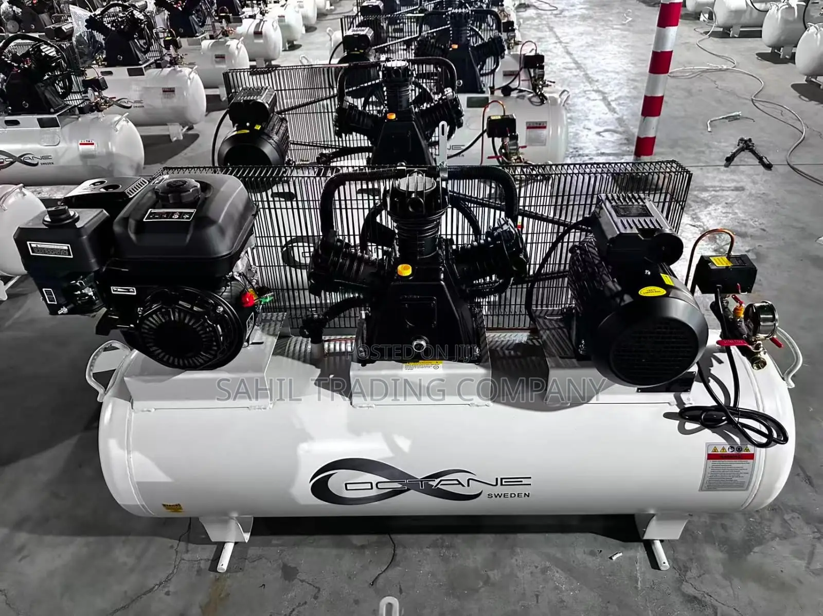 200l Octane Sweden Air Compressor 2 in 1
