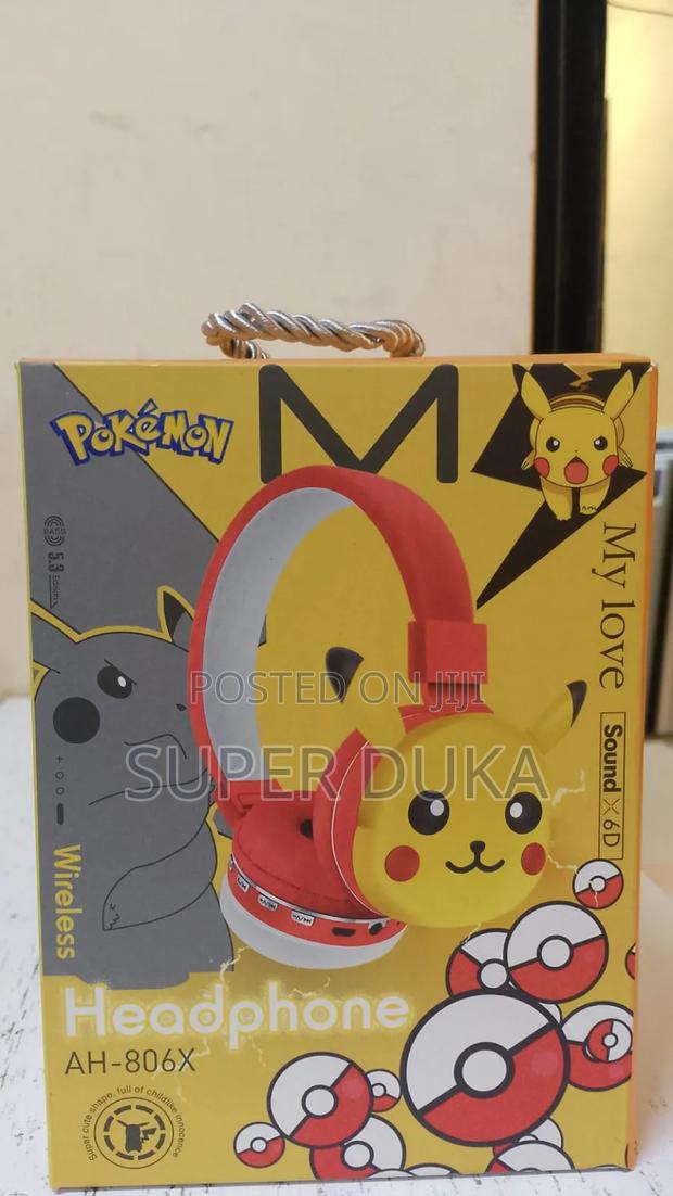 Pikachu Wireless Bluetooth Headphone. - main view