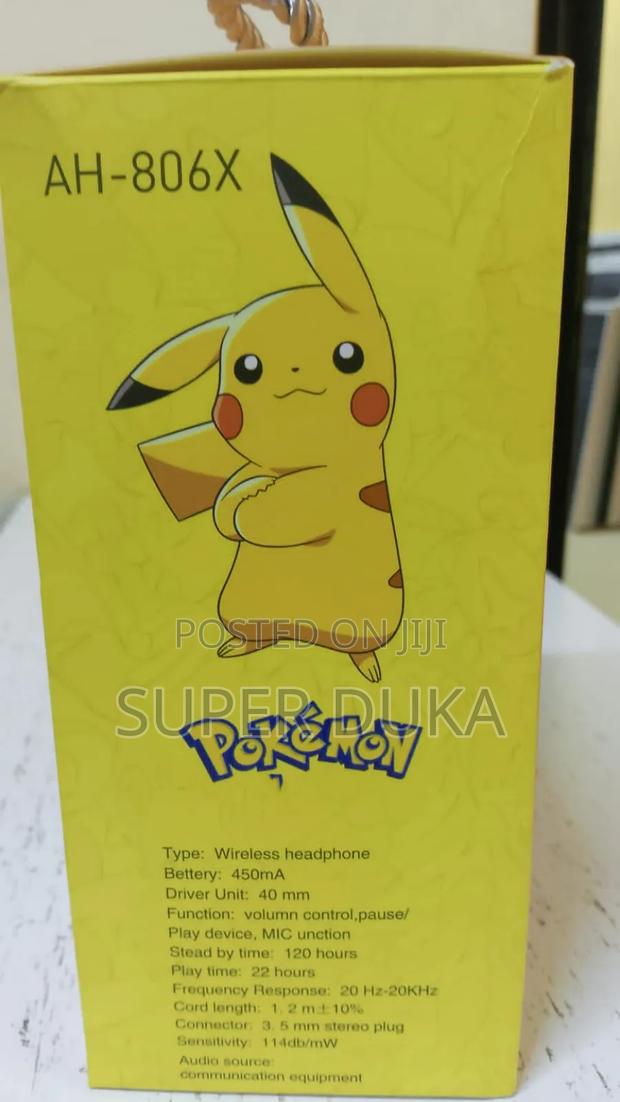 Pikachu Wireless Bluetooth Headphone. - thumbnail 3