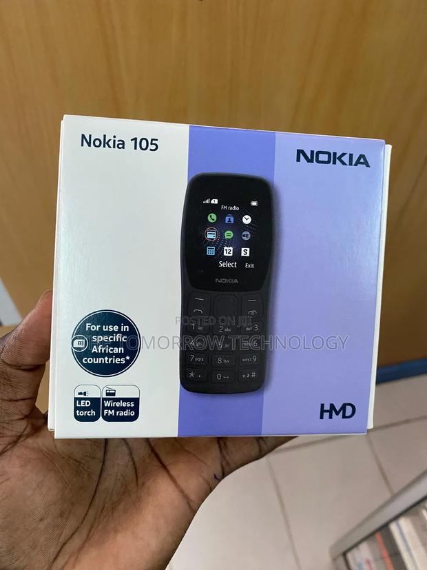 New Nokia 105 Black - main view