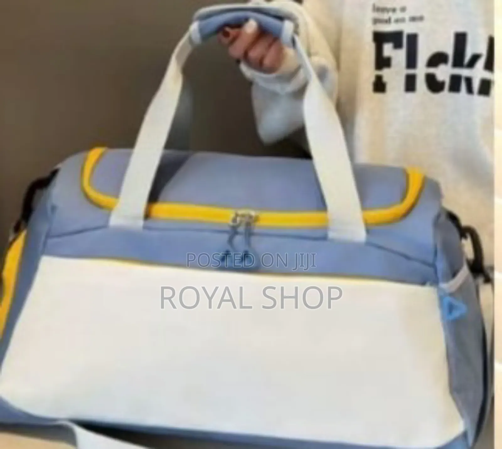 Leather Travel Duffle Bag