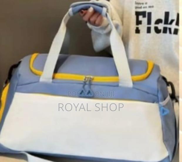 Leather Travel Duffle Bag - thumbnail 2