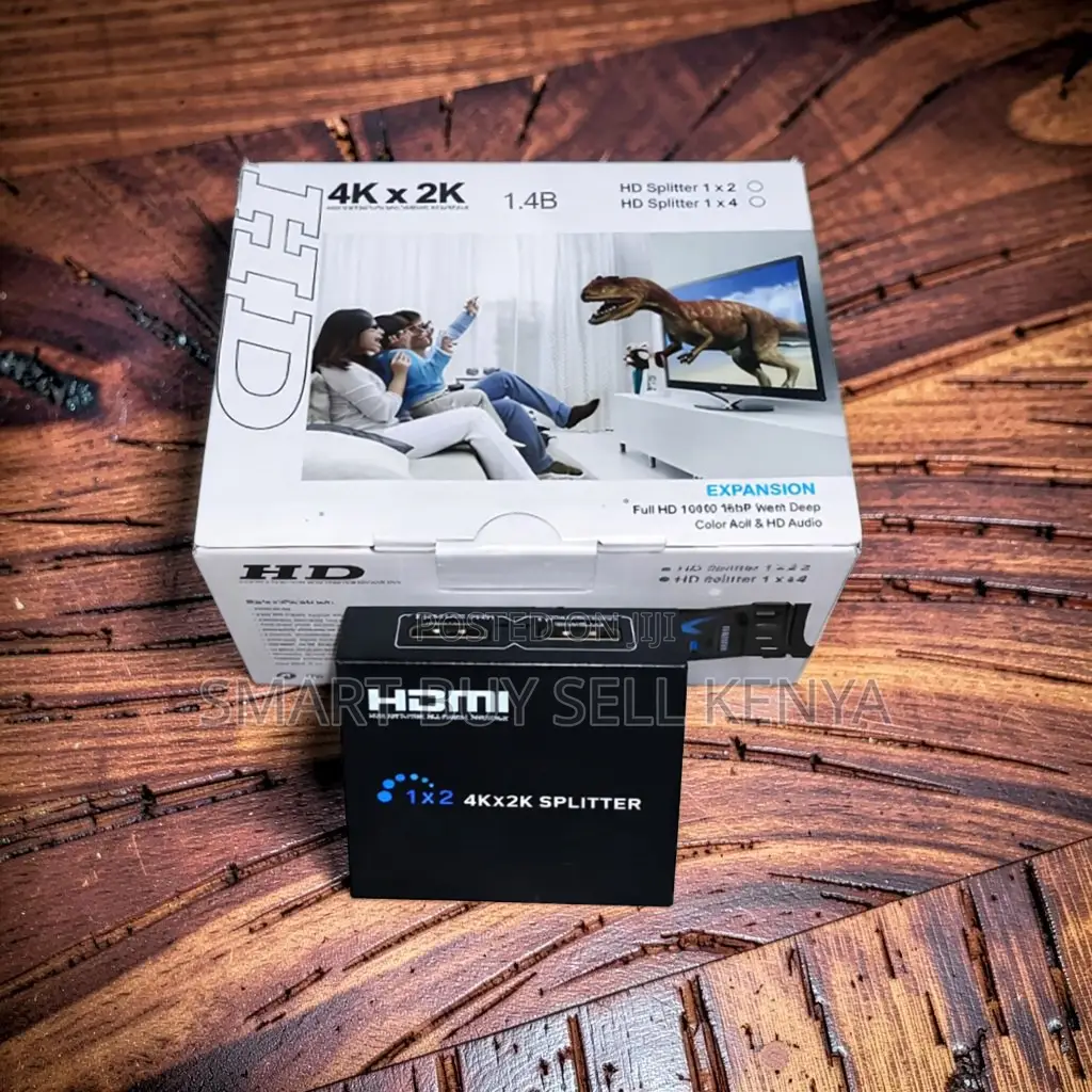 Plug and Play 2 Port Hdmi 1x2 Splitter Adapter