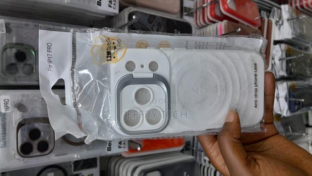 Abxs Silicone Magsafe Case iPhone 17 Pro Built-in Camera Stash Stand - main view