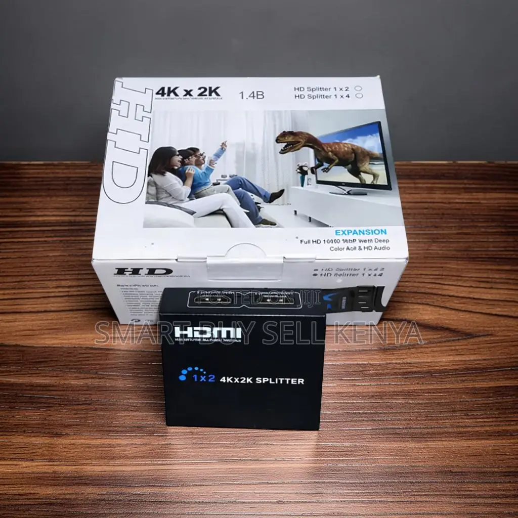 Easy to Install 2 Port Hdmi 1x2 Splitter Device