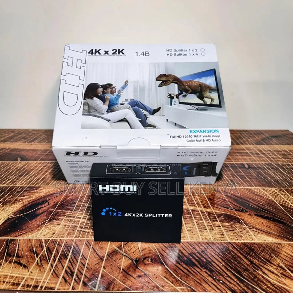 Plug and Play 2 Port Hdmi 1x2 Splitter Display Box
