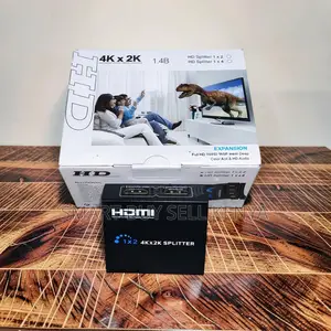 Plug and Play 2 Port Hdmi 1x2 Splitter Display Box
