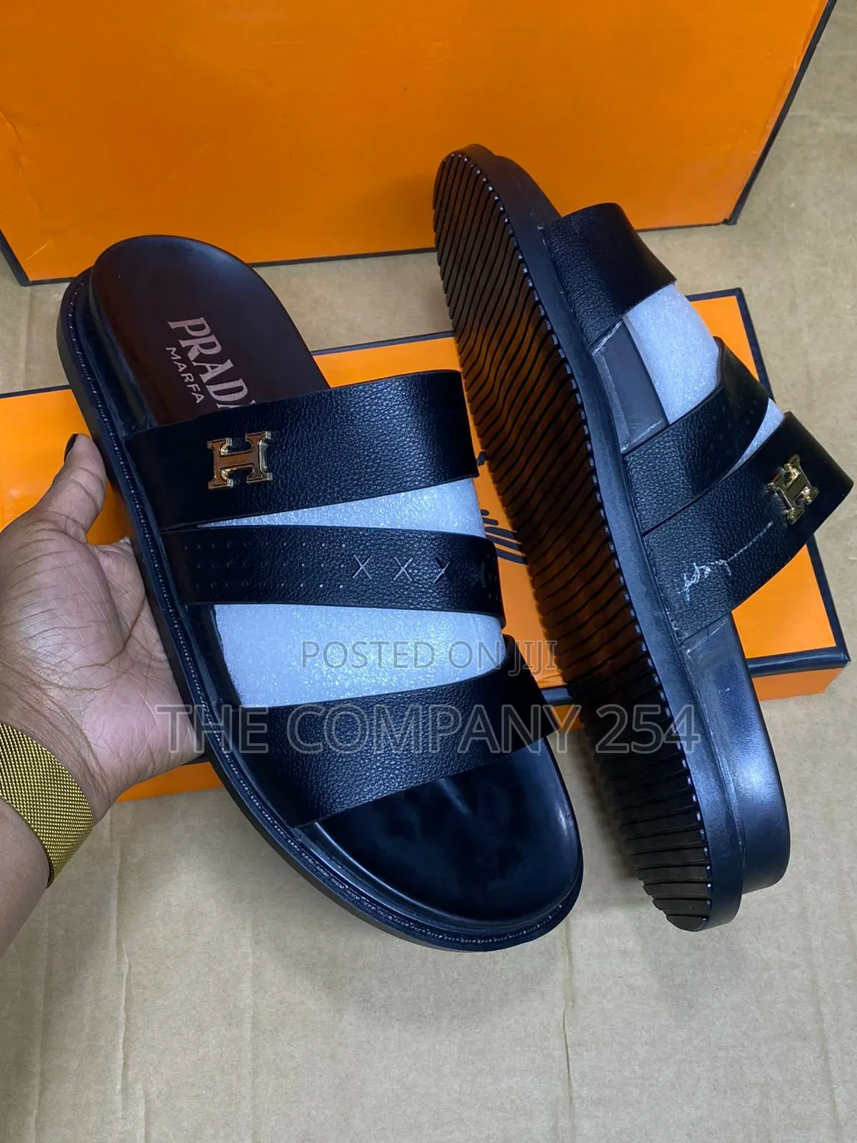 Quality Leather Design Men Rubber Sole Side Shoes