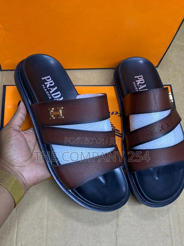 Quality Leather Design Men Rubber Sole Side Shoes - thumbnail 6