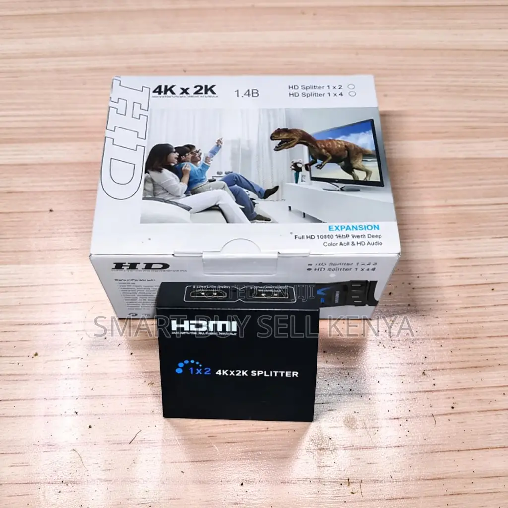 Easy to Operate 2 Port Hdmi 1x2 Splitter Adapter