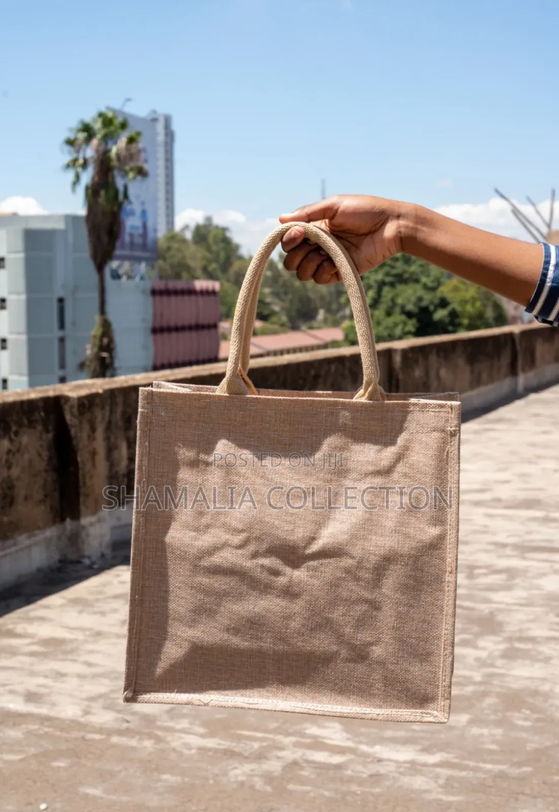 B4 Rough Jute Bags 34 ×33cm