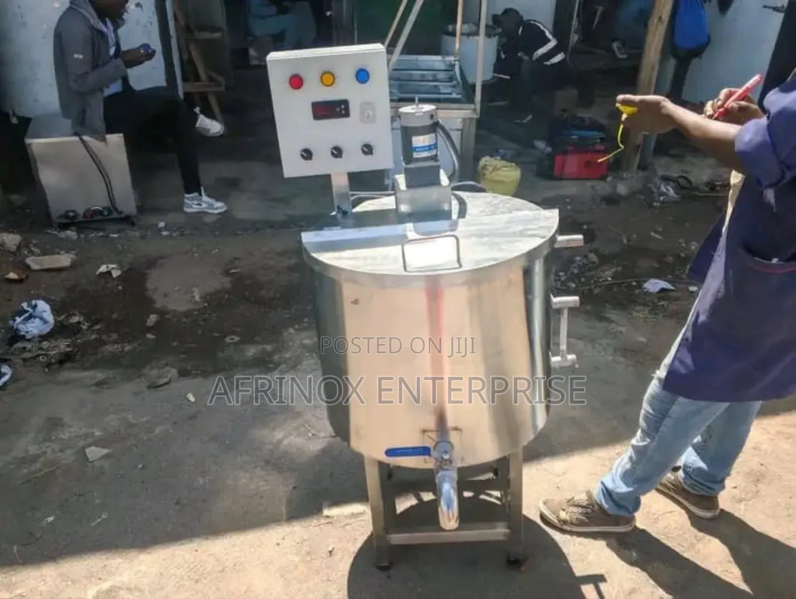 Stainless Steel Milk Pasteurizer