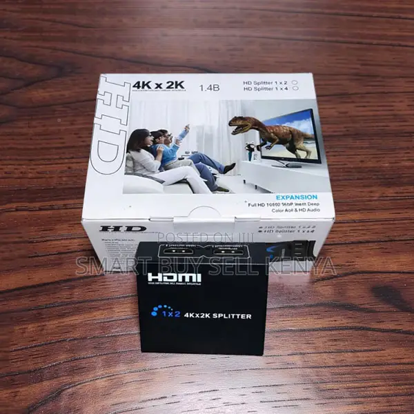 Easy Operation HDCP Compliance 2 Port Hdmi 1x2 Splitter Device