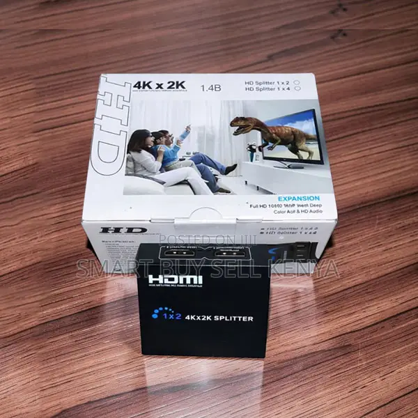 Compact and Durable Build 2 Port Hdmi 1x2 Splitter