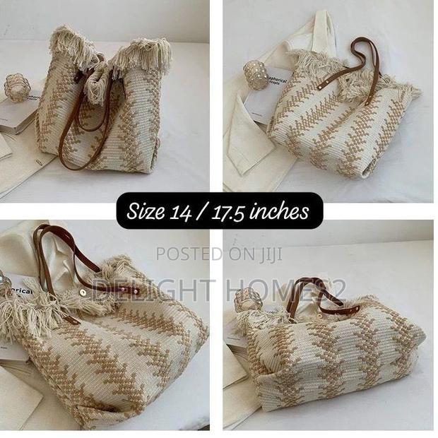 Summer Tassel Tote Bags-Rem - thumbnail 3