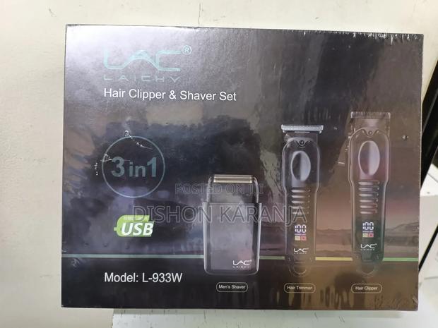 Lac Laichy 3-in-1 Hair Clipper and Shaver Set - main view