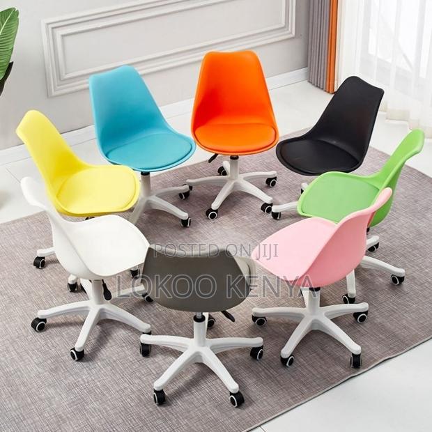 Office Chair ; Transparent Study Rotating Office Chair - thumbnail 8
