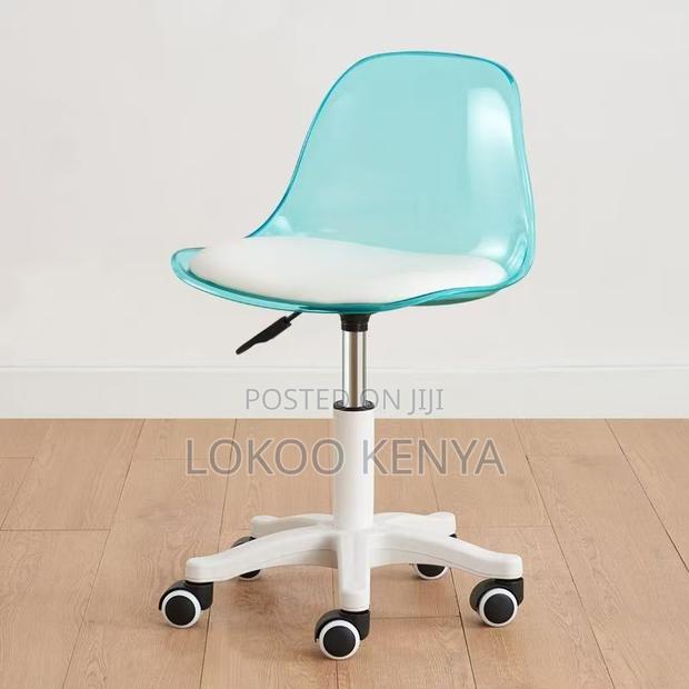 Office Chair ; Transparent Study Rotating Office Chair - thumbnail 11