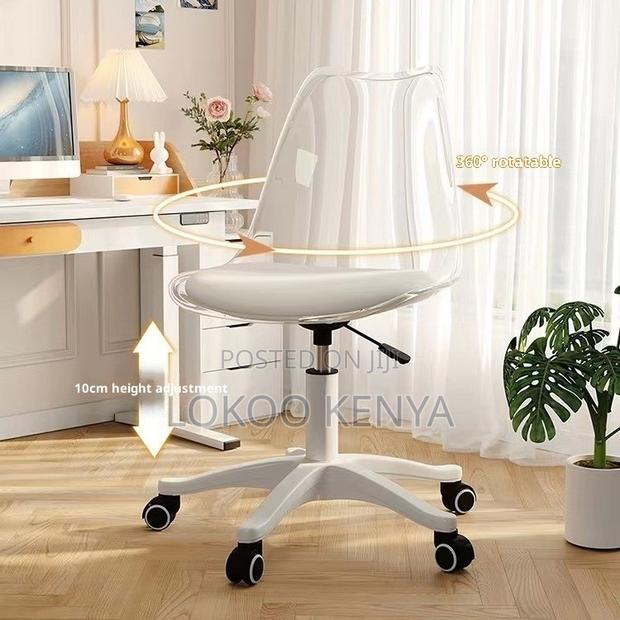 Office Chair ; Transparent Study Rotating Office Chair - thumbnail 17