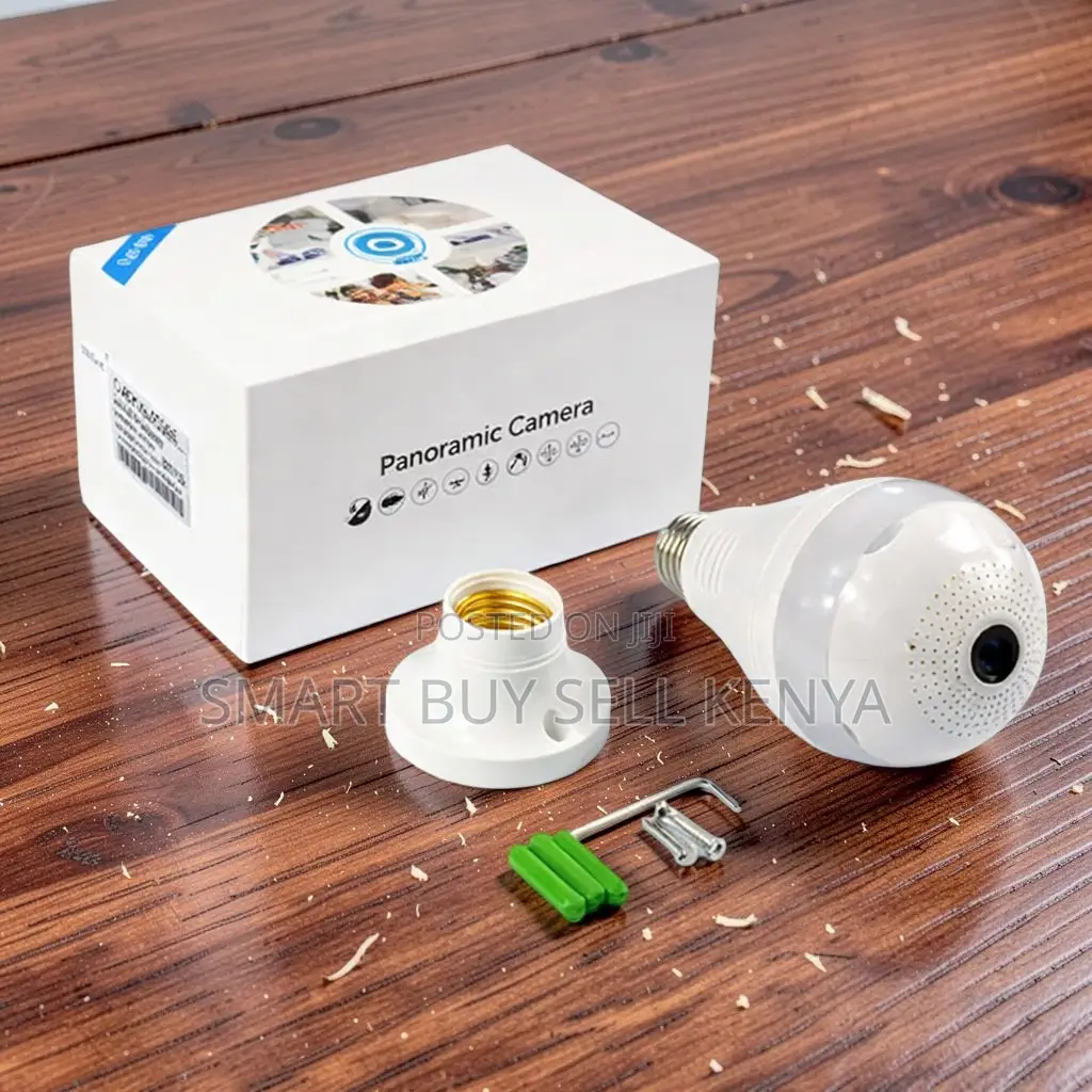 4x Digital Zoom Panoramic 1080p Full Hd Wifi Bulb Camera