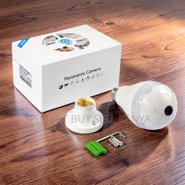 Ir Night Vision Panoramic 1080p Full Hd Wifi Bulb Camera - main view