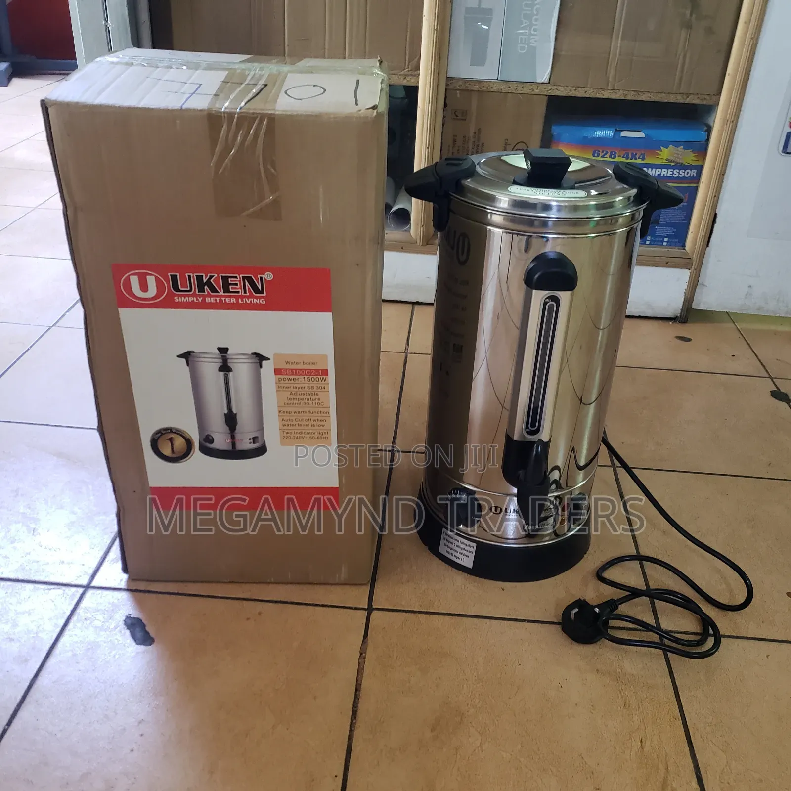 10 Ltr Electric Tea Urn / Uken Tea Urn / Water Boiler 10l