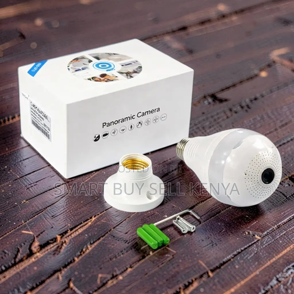 Pir Human Detection Panoramic 1080p Full Hd Wifi Bulb Camera