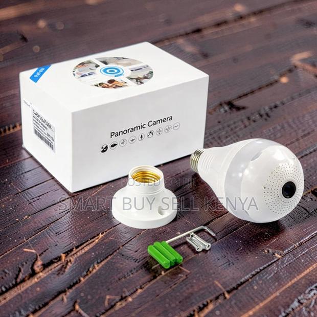 Pir Human Detection Panoramic 1080p Full Hd Wifi Bulb Camera