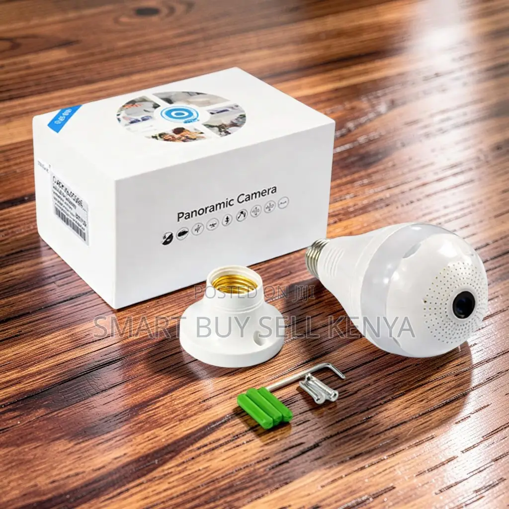 Built-in Microphone Panoramic 1080p Full Hd Wifi Bulb Camera