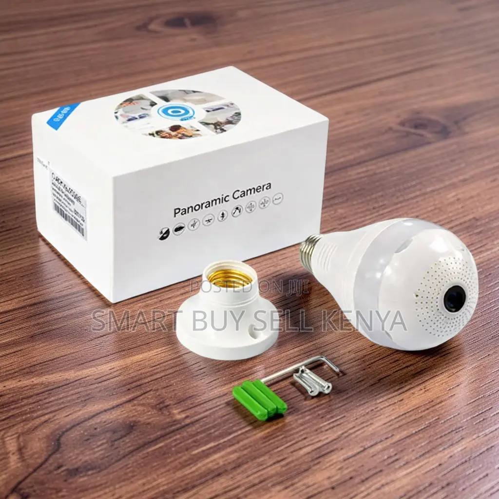 Pir Sensor Alarm Panoramic 1080p Full Hd Wifi Bulb Camera