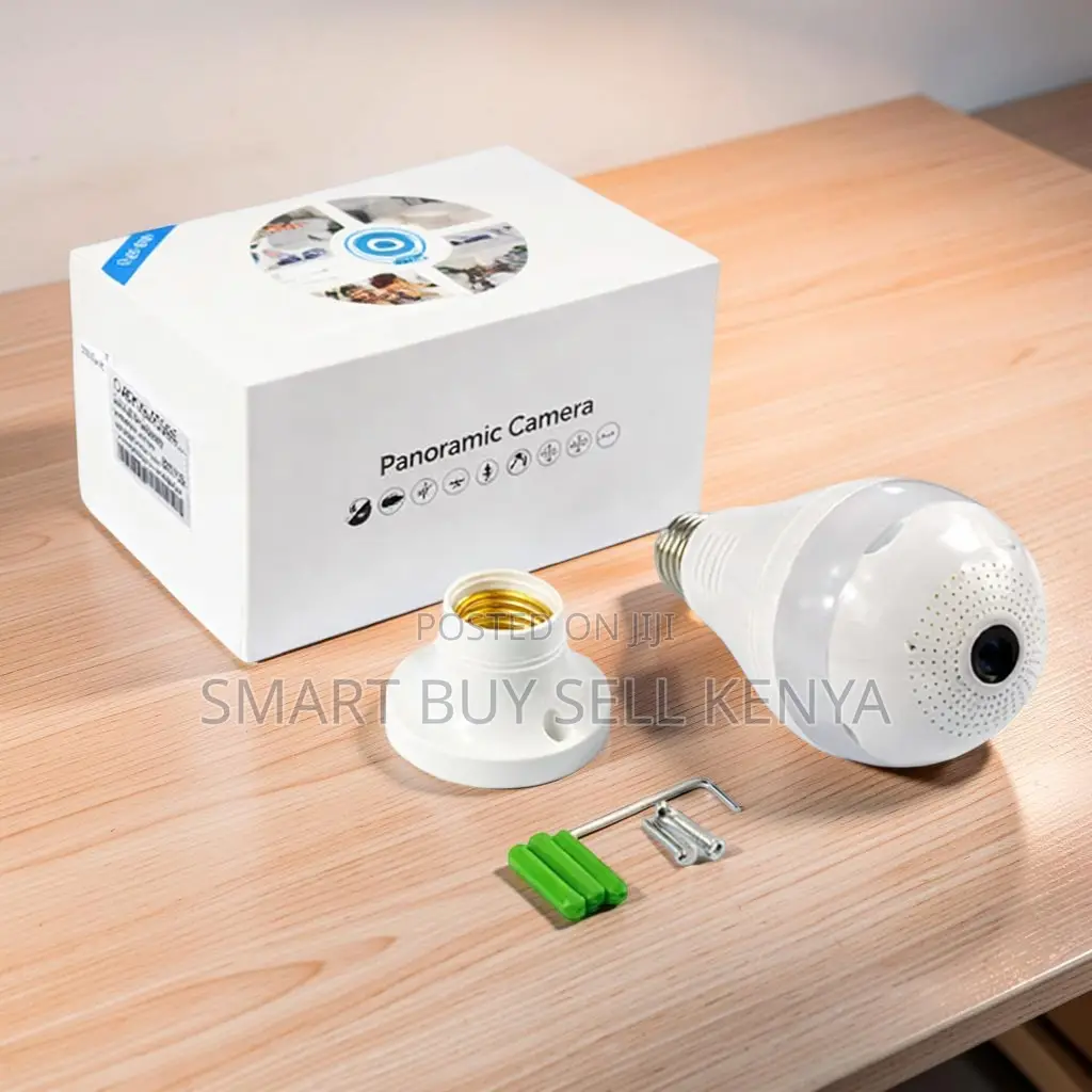 Alarm Detection Panoramic 1080p Full Hd Wifi Bulb Camera