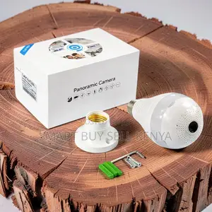 Built-in Microphone and Loudspeaker Panoramic 1080p Wifi Bulb Camera